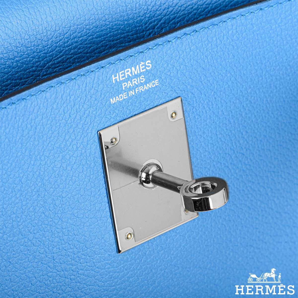 Hermes Blue Frida Evercolor Kelly Retourne 28 PHW, myGemma